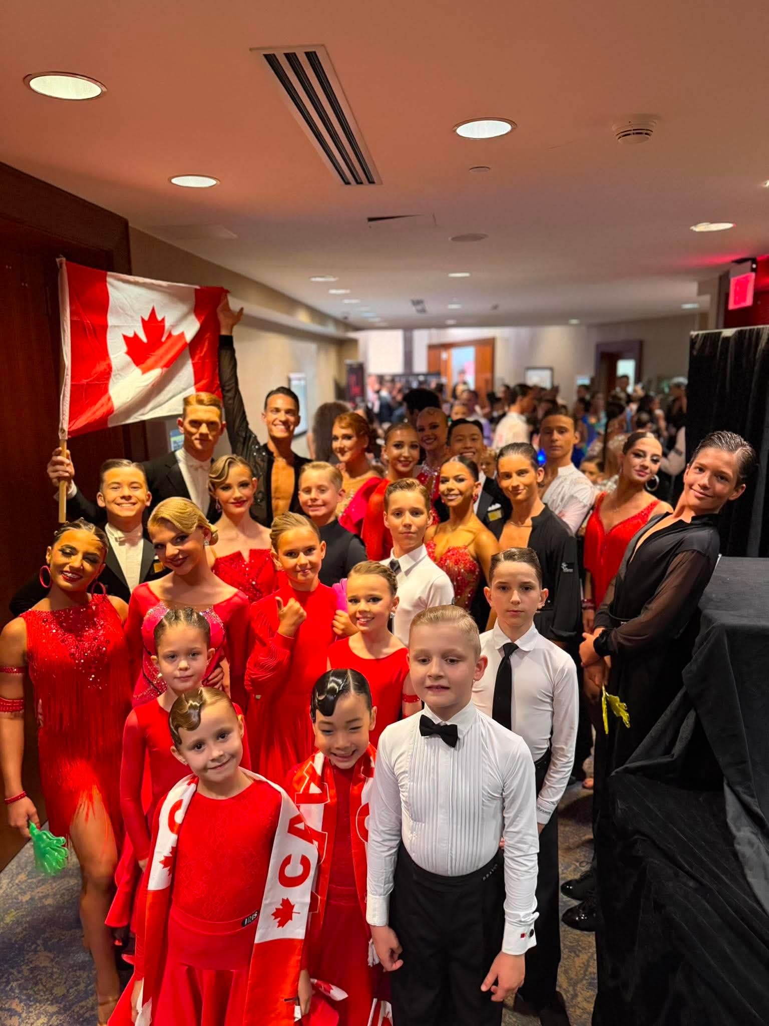 Team Canada group with Universe DanceArt dancers